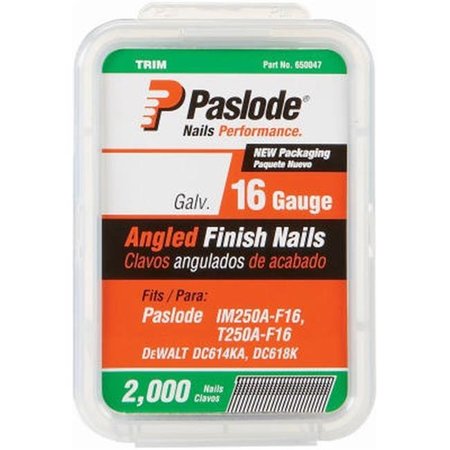 PASLODE Paslode 650231 1.5 in. Angle Finish Nail; 16 Gauge 750156